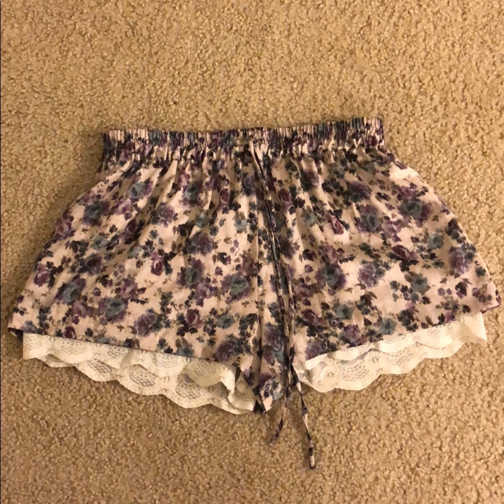 Zara Floral Printed Shorts